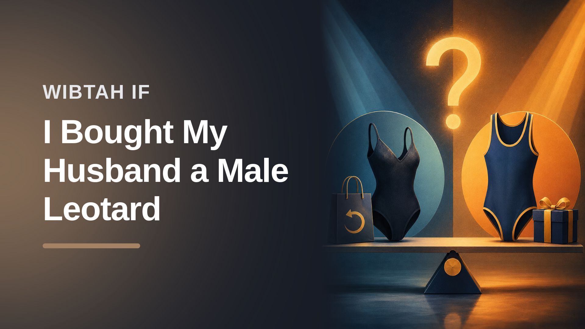 The Pragmatic Wife Who Almost Bought Her Oblivious Husband a Male Leotard To Prove A Hilarious Point