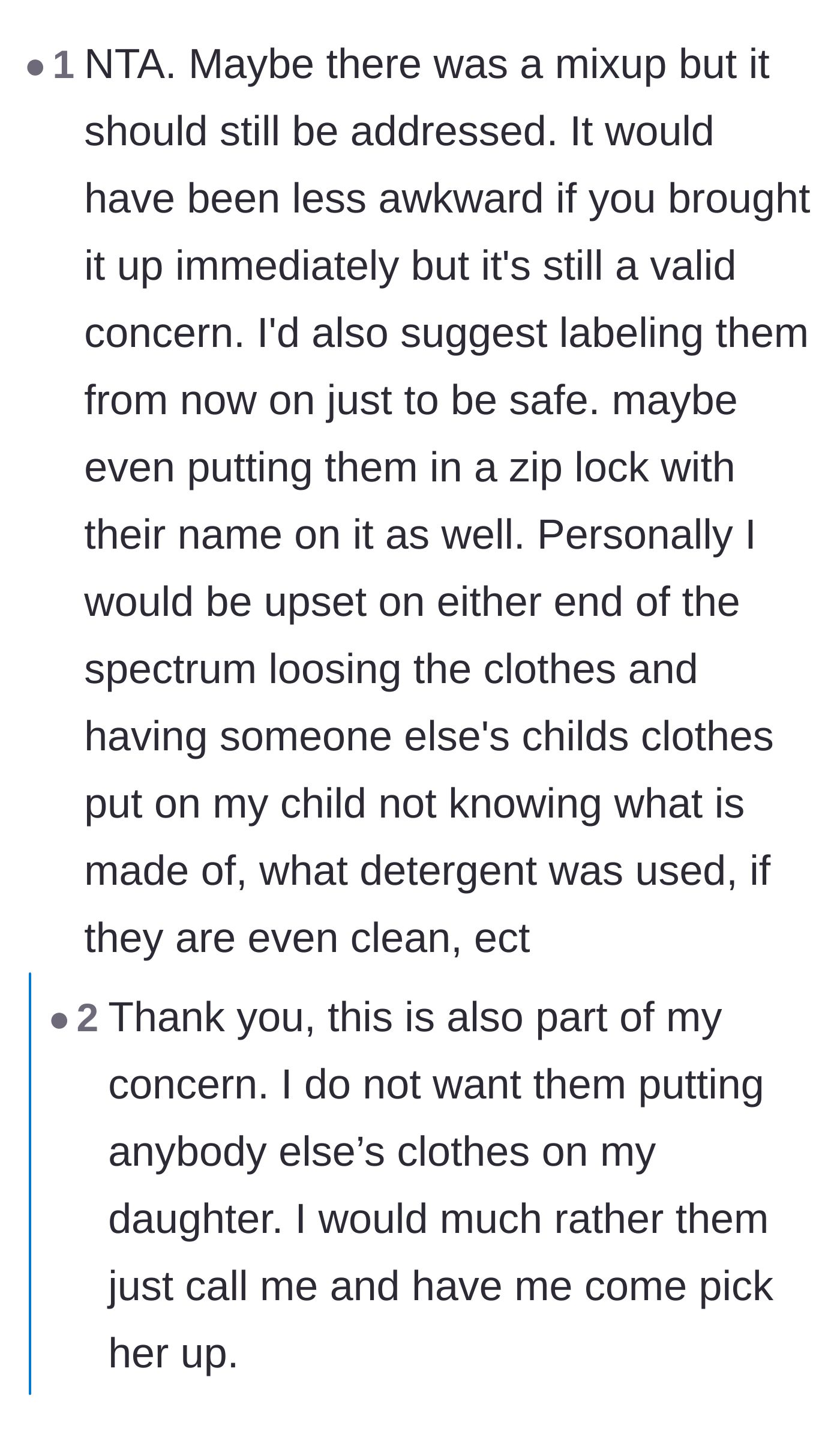 Comment thread 5 - Debating whether to assume a genuine mistake or intentional boundary-crossing by the teacher