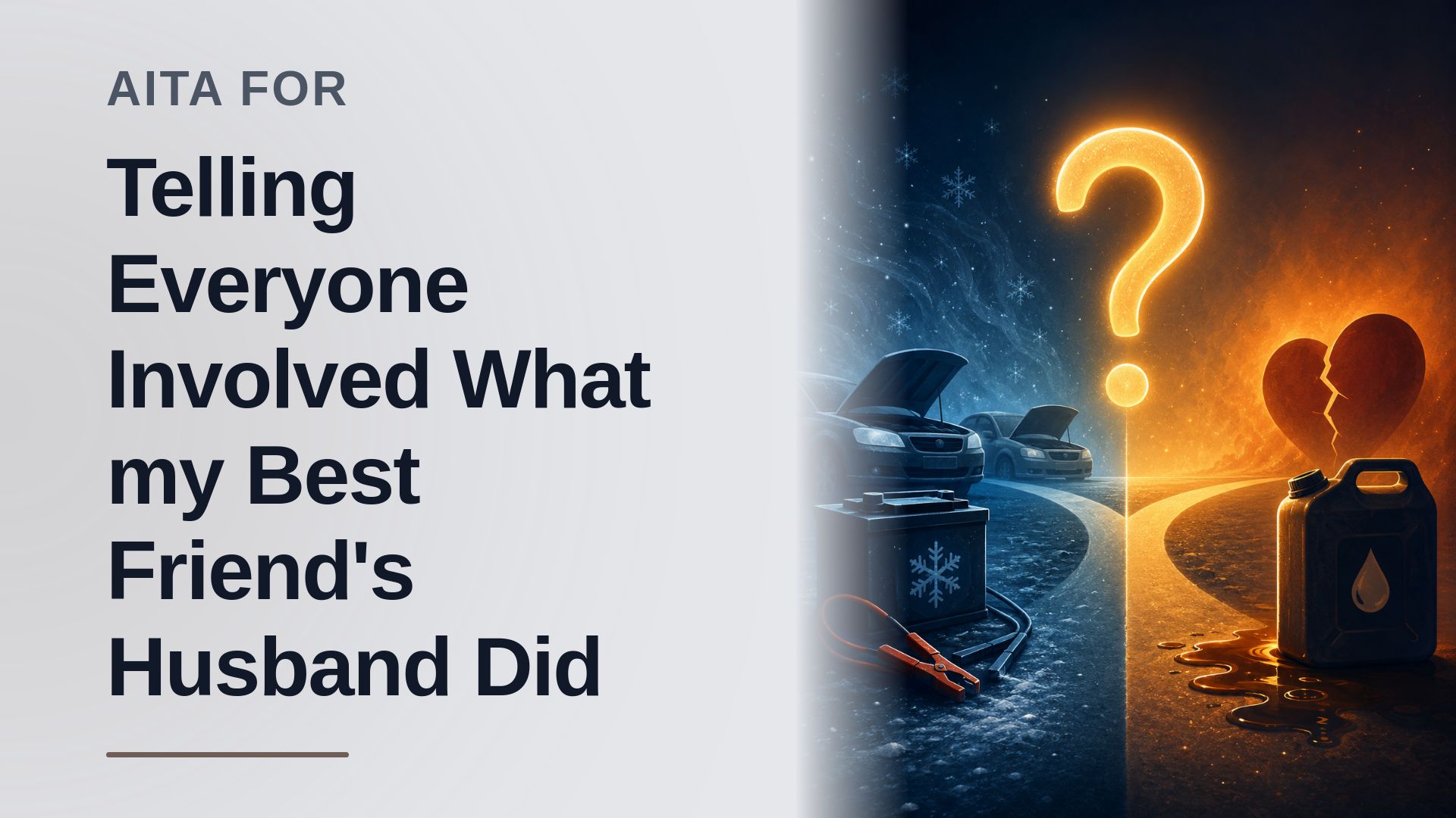 The Problem-Solver Who Braved a Blizzard Against The Husband's Fragile Ego