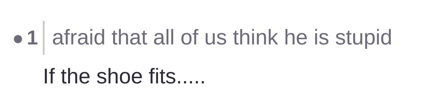 Comment thread 3 - Validation of the husband's fears regarding his own lack of competence.