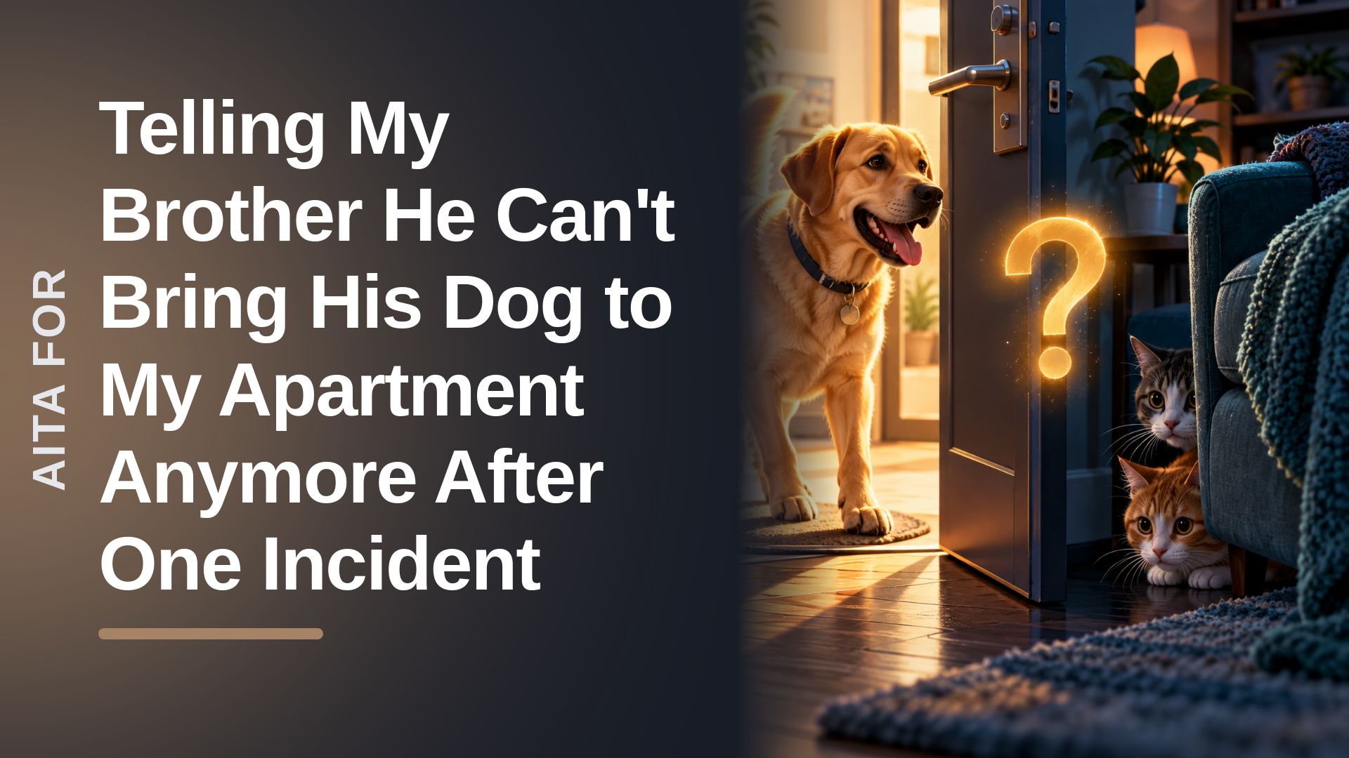 The Protective Cat Guardian Who Barred Her Presumptuous Brother's Dog After an Uninvited Visit Went Wrong