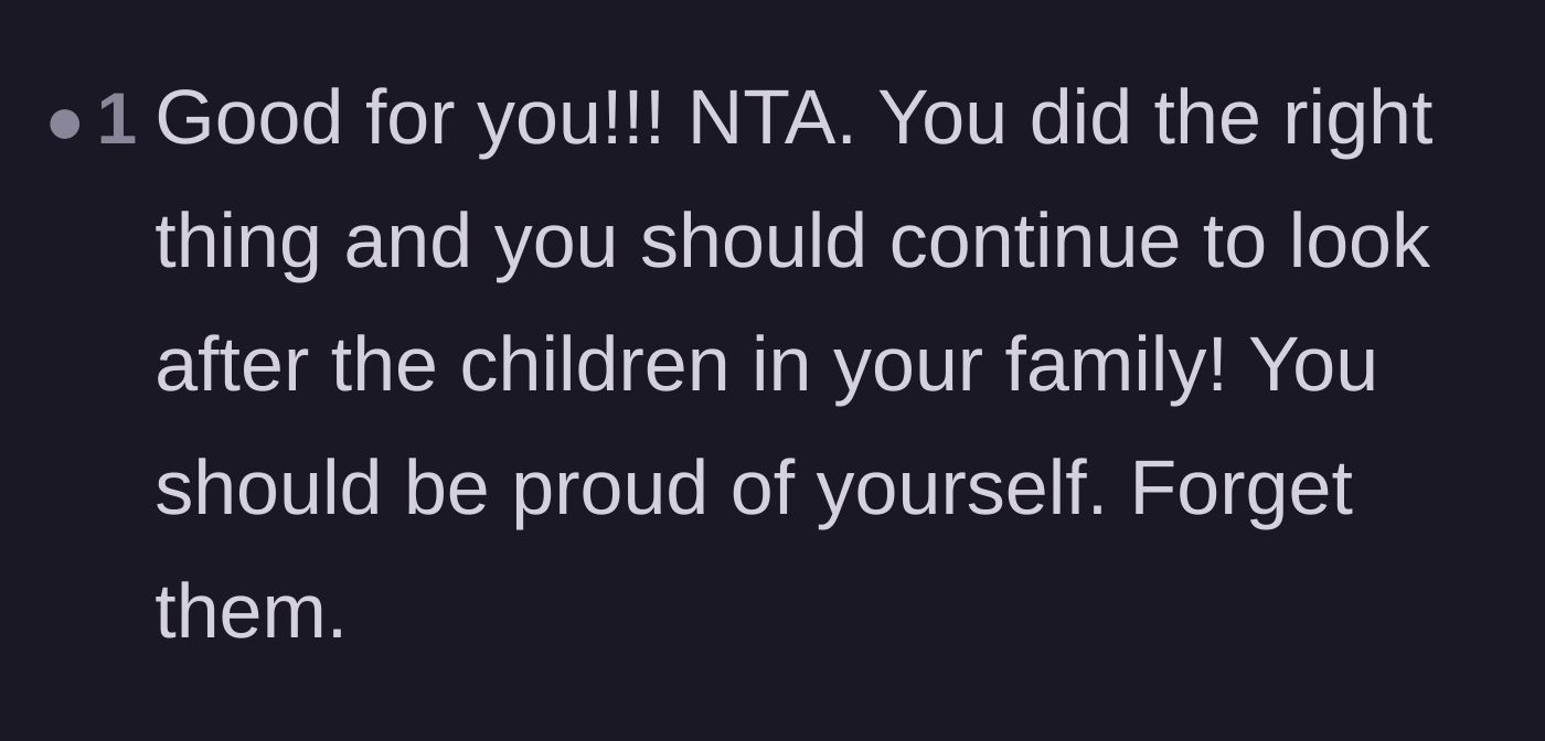 Comment thread 2 - Unapologetic praise for the 21-year-old's protective actions against his family.