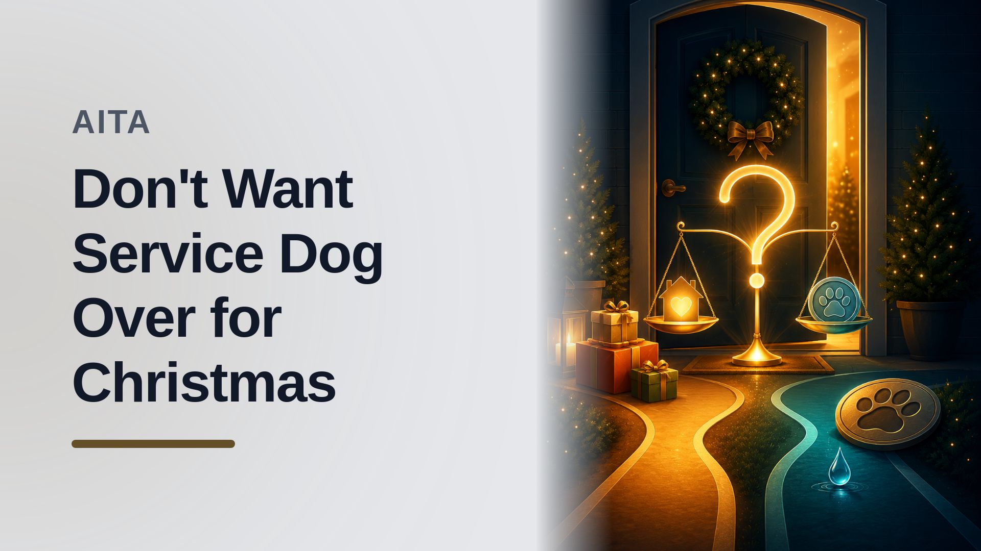 The Protective Host Who Banned The Entitled Guest’s 'Service Dog' From Christmas