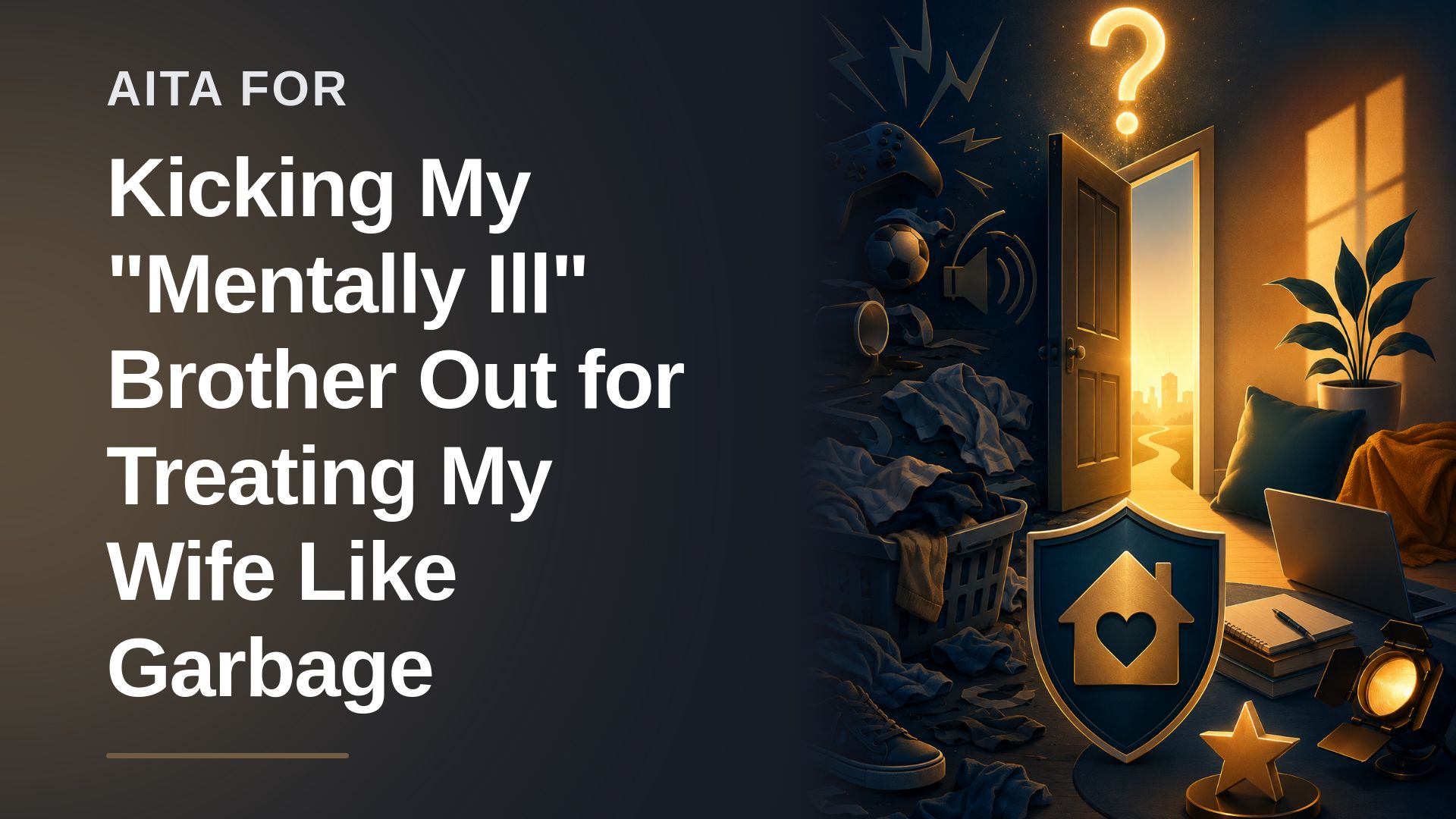 The Protective Partner Who Finally Evicted His Freeloading Brother Over Weaponized Incompetence
