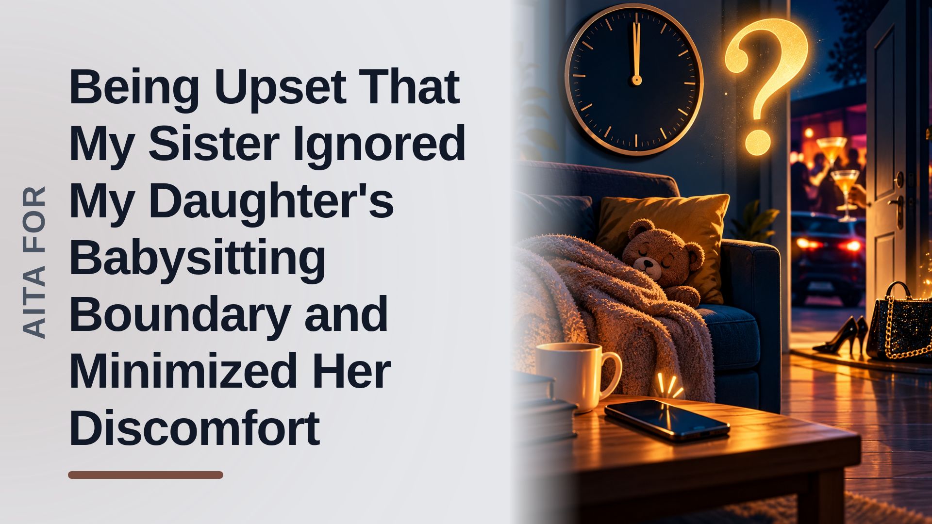 The Protective Mother Who Drew a Hard Line Against Her Irresponsible Sister's Midnight Babysitting Scam