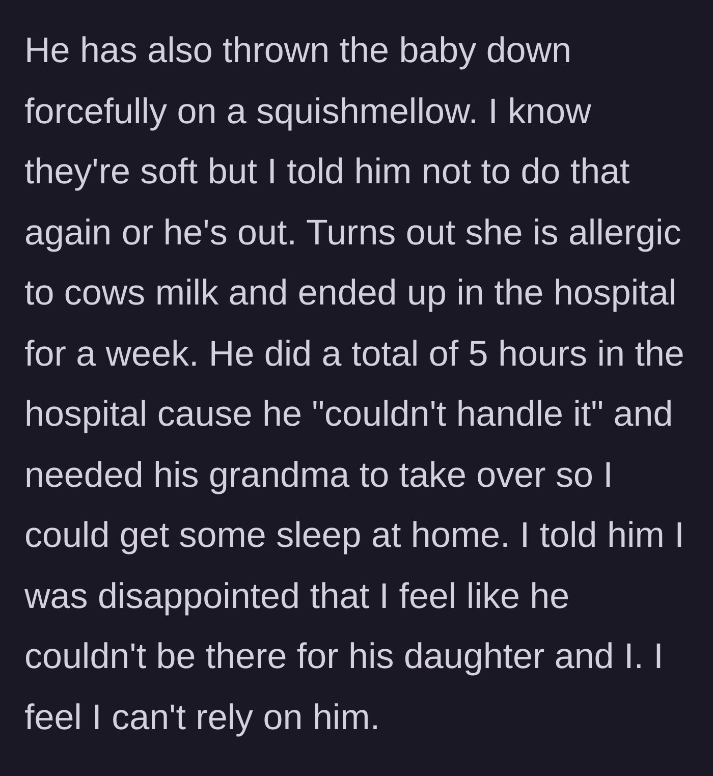 Story part 2 - A mother navigating her baby's hospital stay while her husband abandons them because it is too stressful.