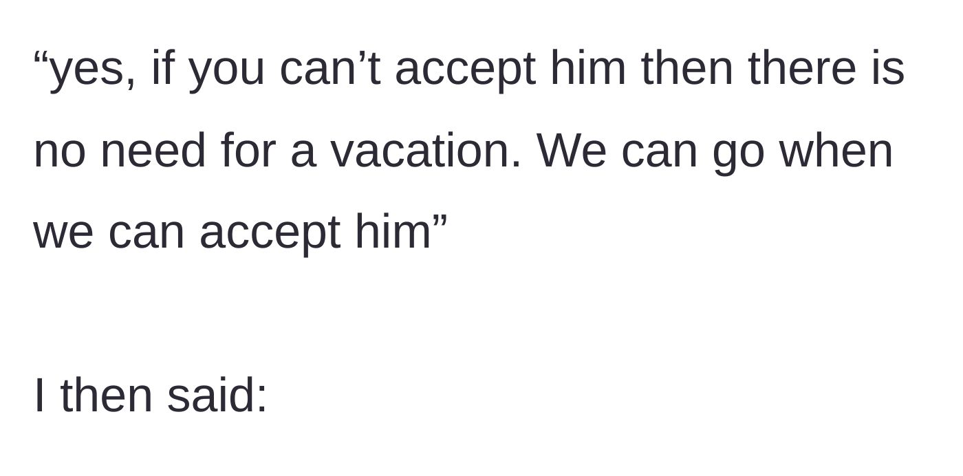 Story part 9 - The main character calling out the manipulation