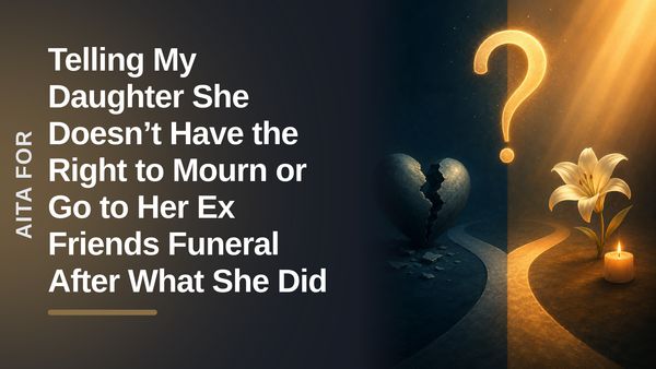 The Protective Mother Who Had To Stop Her Self-Centered Daughter From Crashing A Tragic Funeral