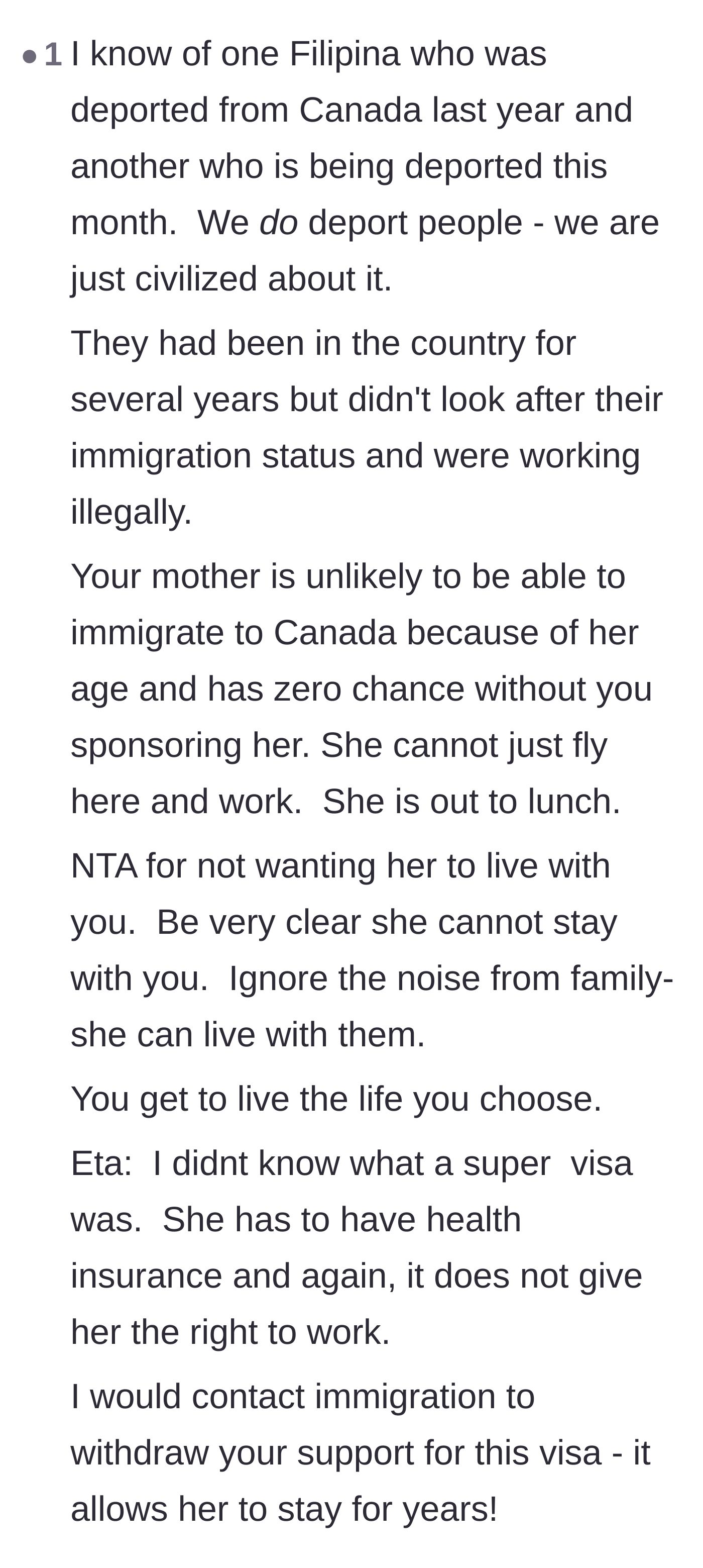 Comment thread 3 - Real-world perspective on Canadian immigration enforcement and deportation