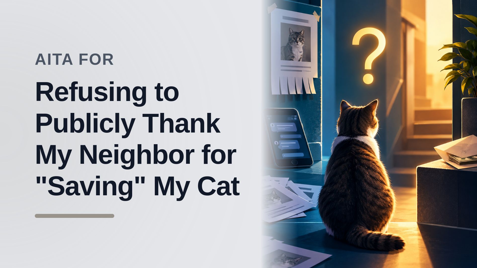 The Protective Pet Owner Who Refused to Praise the Entitled Neighbor Who Almost Stole Her Cat
