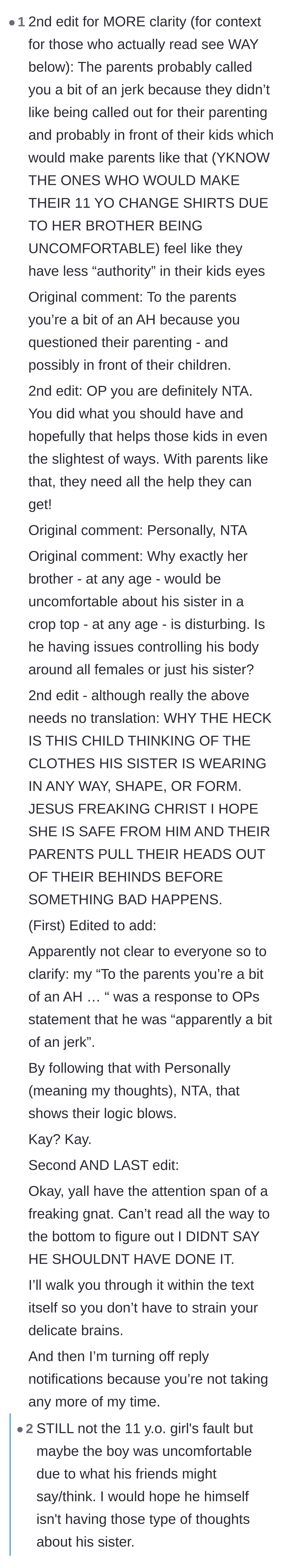 Comment thread passionately expressing outrage over the parents' failure to properly intervene and educate their son.
