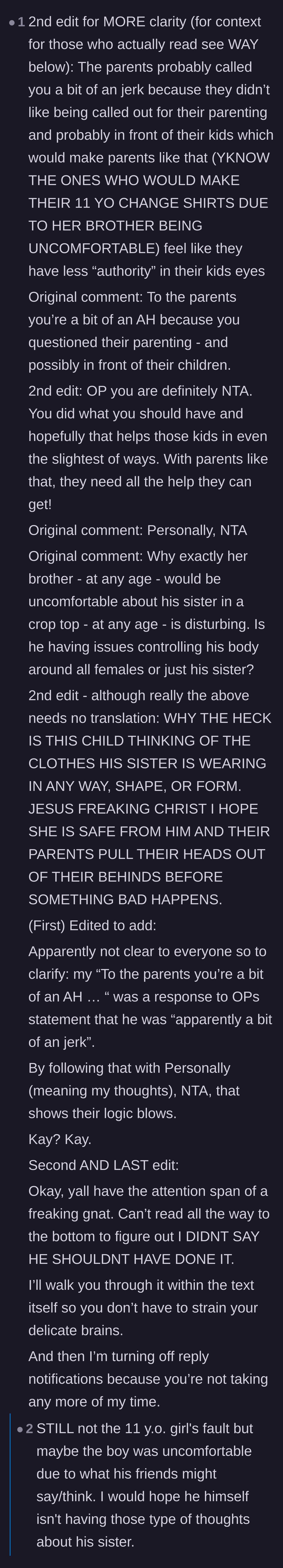 Comment thread passionately expressing outrage over the parents' failure to properly intervene and educate their son.