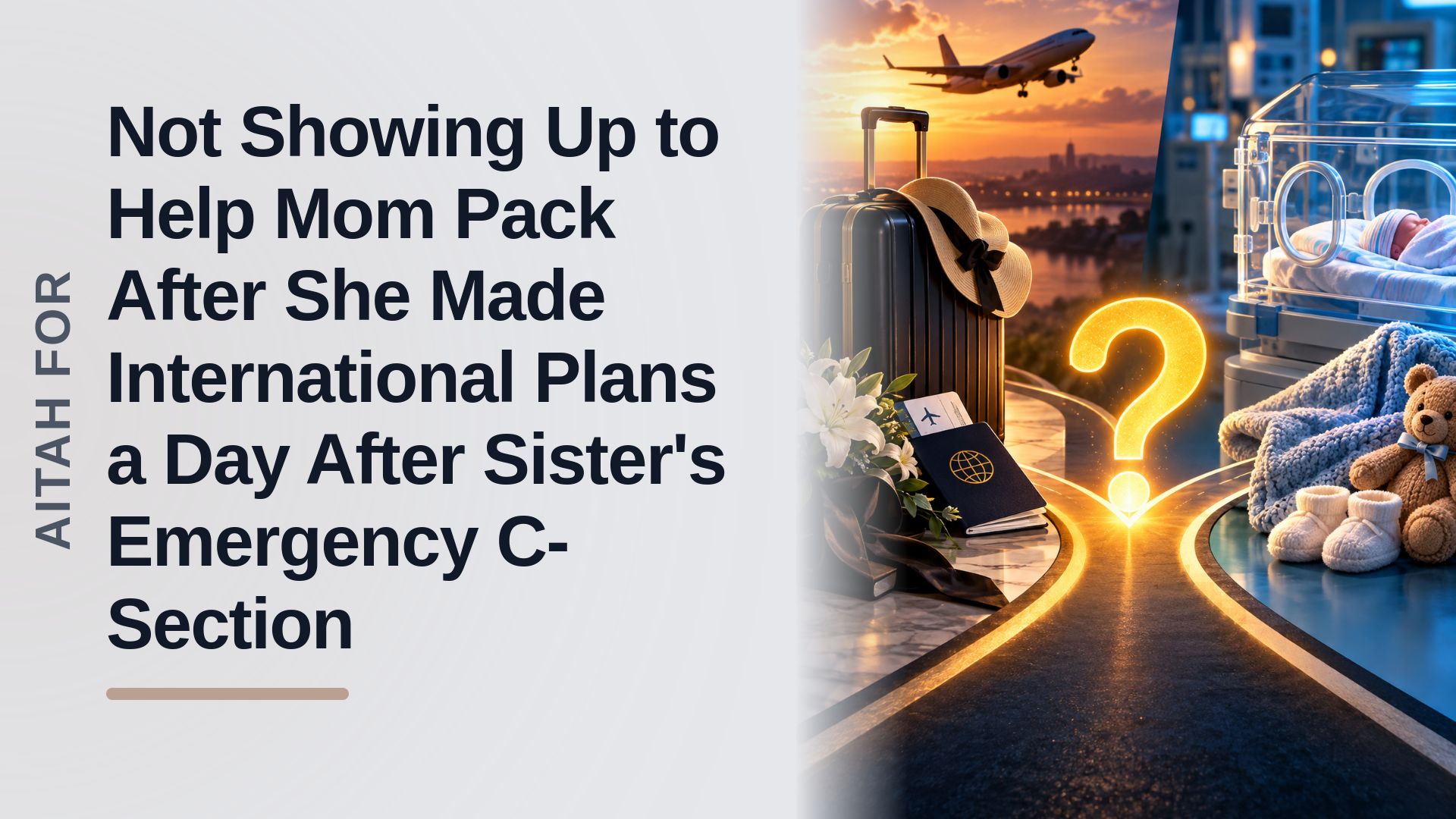 The Protective Big Sister Who Finally Cut Off Her Dangerously Entitled Mother Over a Post-Surgery Flight!