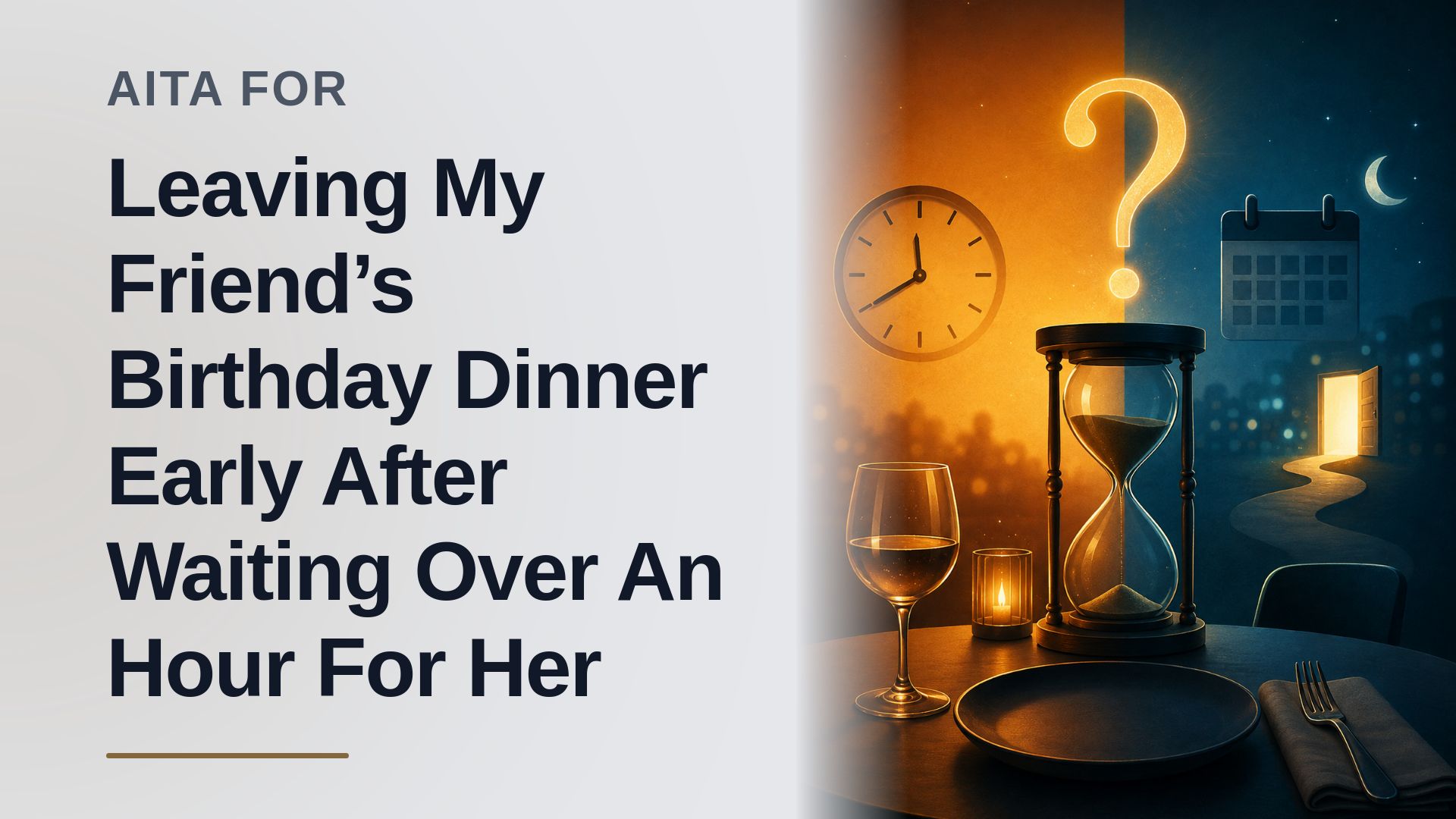 The Punctual Planner Who Walked Out On The Entitled Birthday Girl's Absurd 80-Minute Delay