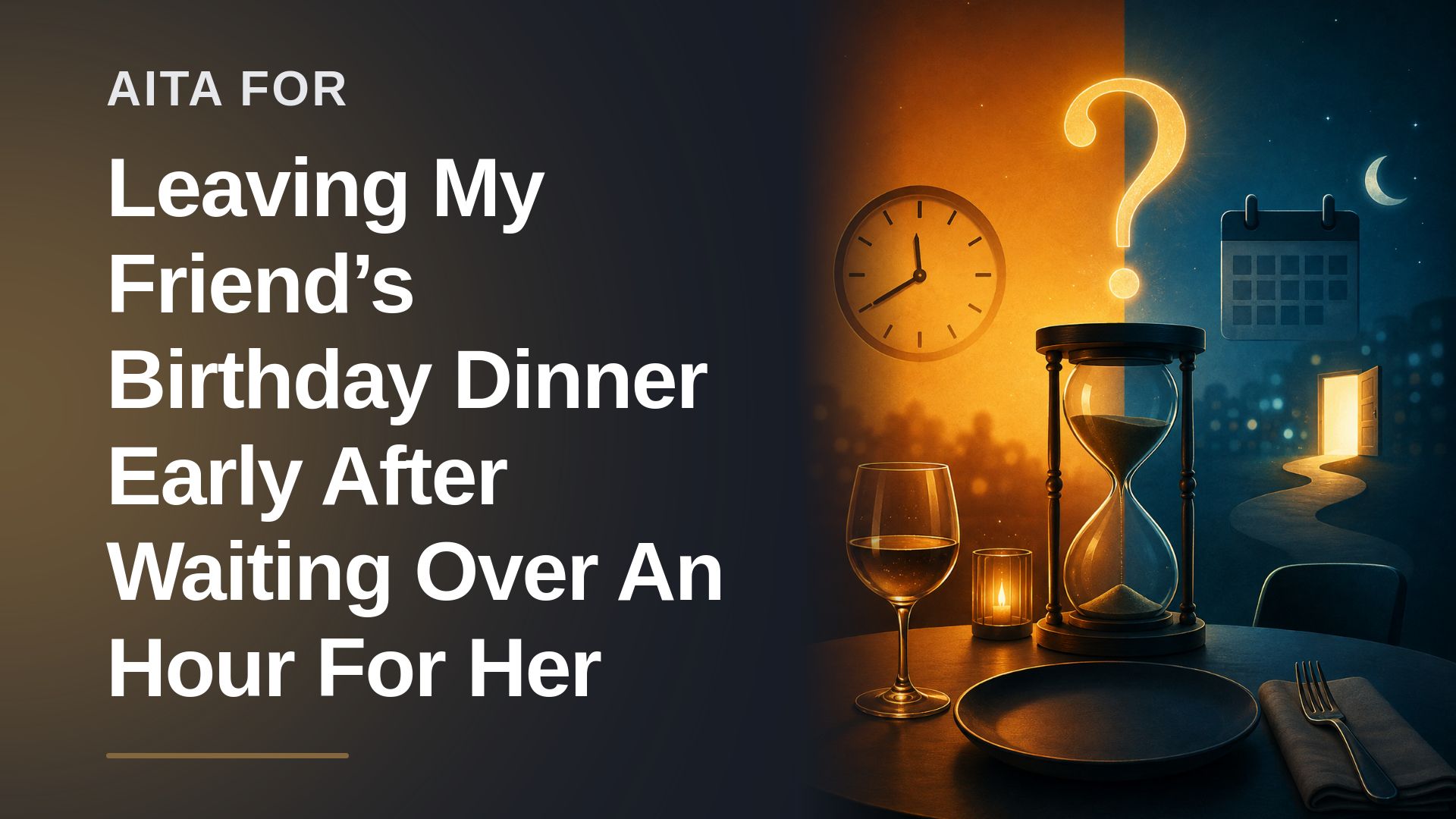The Punctual Planner Who Walked Out On The Entitled Birthday Girl's Absurd 80-Minute Delay