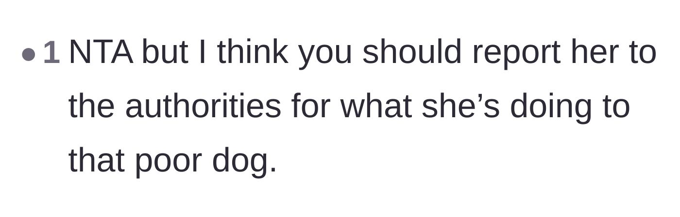 Comment thread 6 - Calling for OP to report the roommate to the authorities for animal neglect.