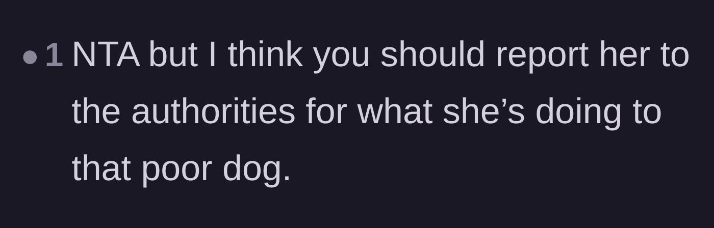 Comment thread 6 - Calling for OP to report the roommate to the authorities for animal neglect.