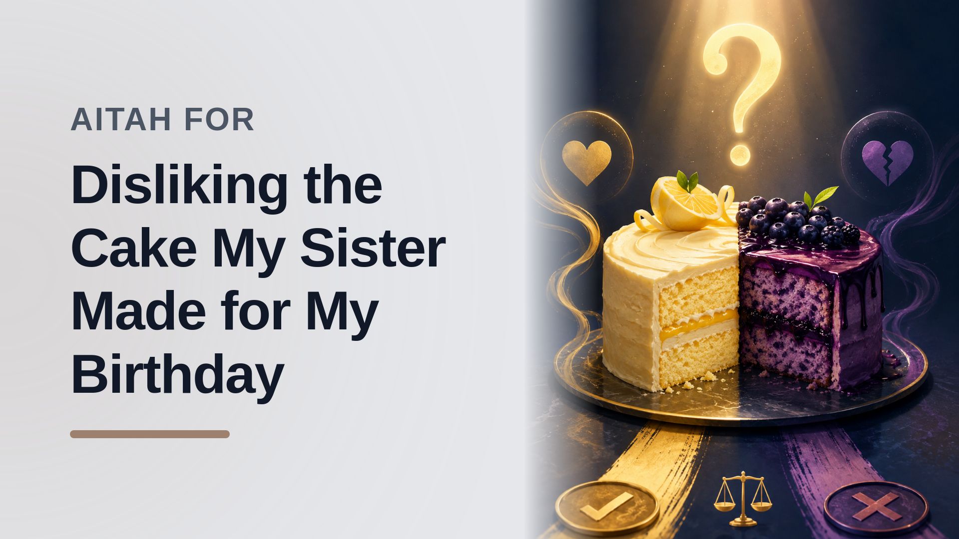 The Rational Birthday Girl Who Stood Her Ground Against a Main Character Sister's Purple Cake Sabotage!