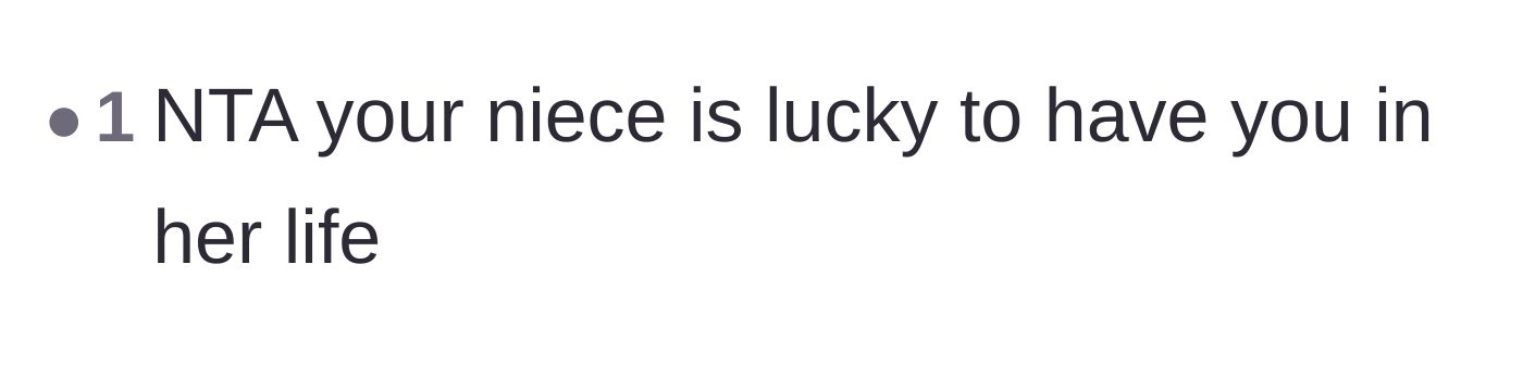 Comment thread 4 - A short comment praising the uncle for stepping up and being a positive force.