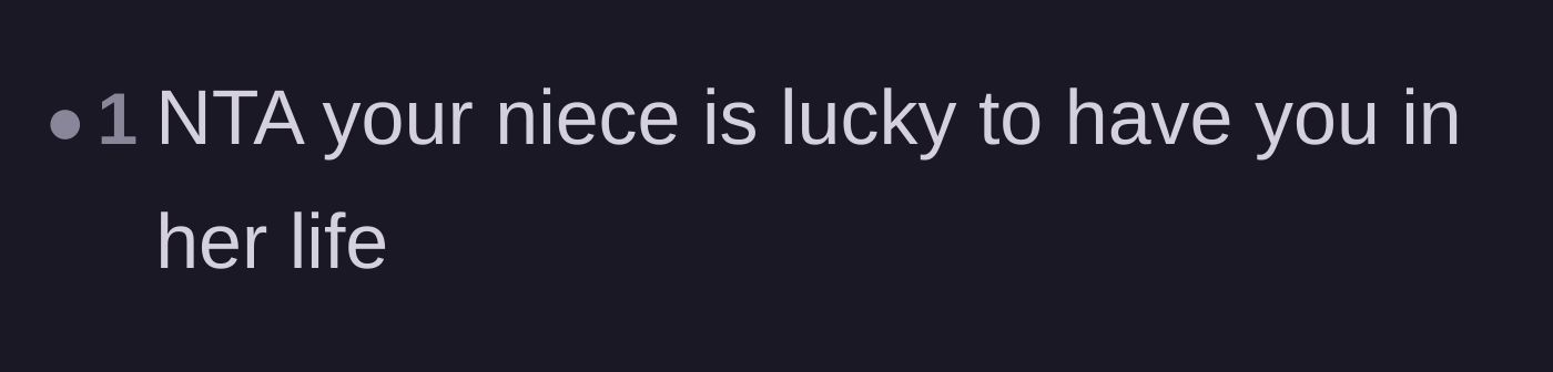 Comment thread 4 - A short comment praising the uncle for stepping up and being a positive force.