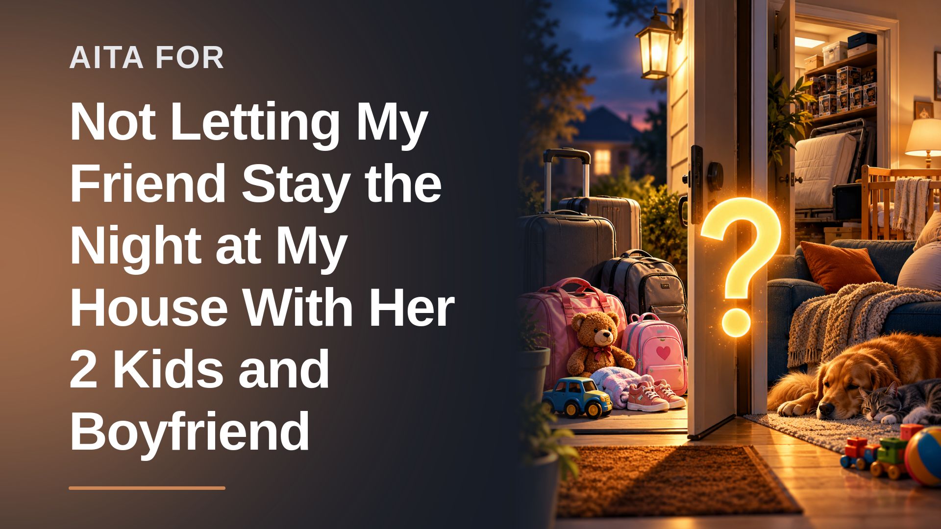 The Realistic Host Who Held Her Ground Against An Entitled Friend's Four-Person Sleepover Demand