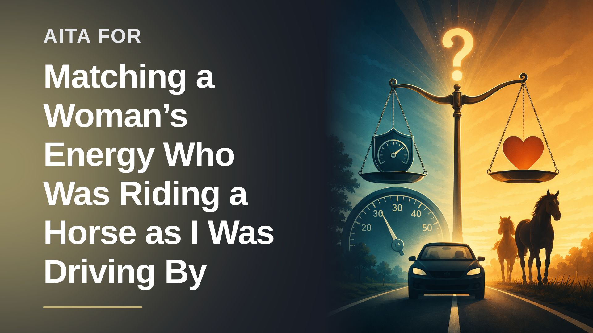 The Reasonable Driver Who Dropped the Niceties Against the Entitled Equestrian