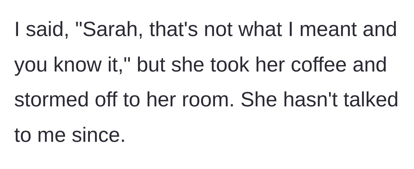 Story part 10 - The author shuts down the passive aggression and the roommate storms off again.