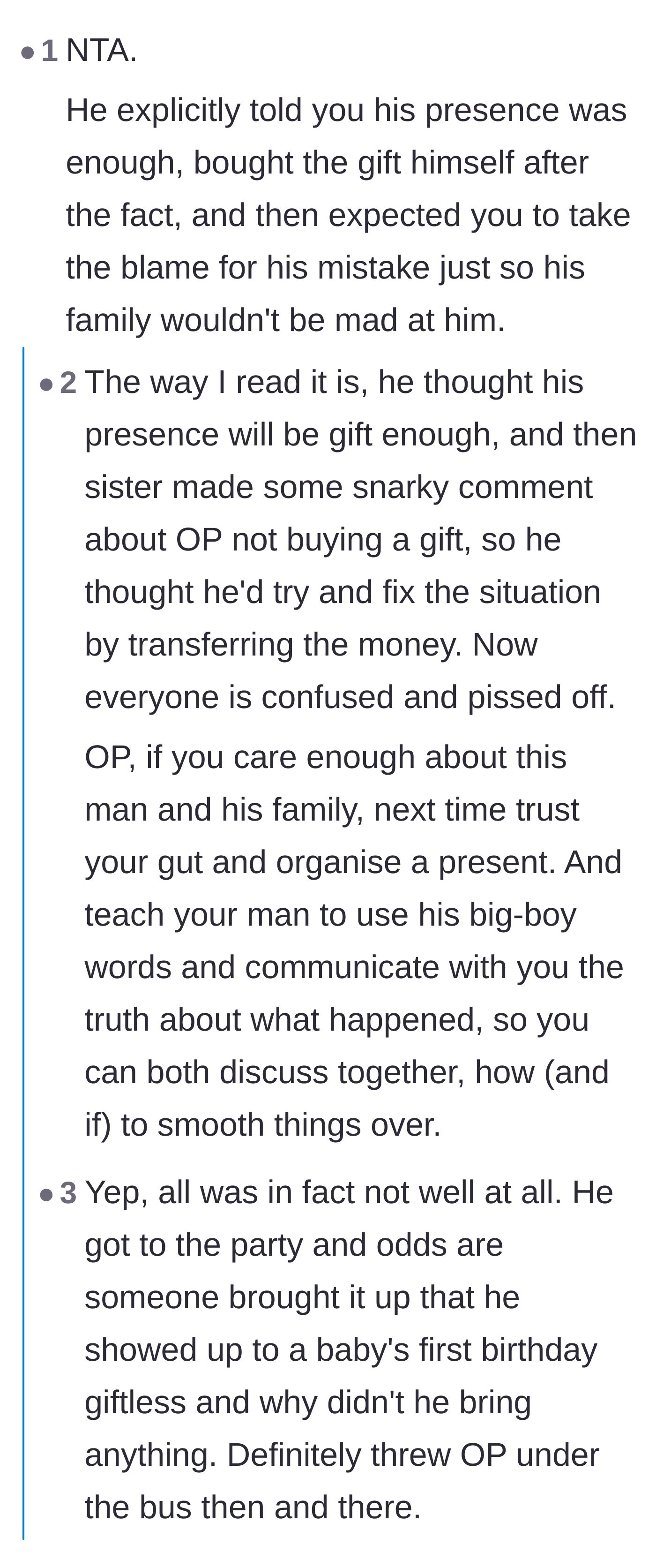 Comment thread 1 - A deep discussion on the mental load and how society unfairly expects women to manage their husband's family obligations.