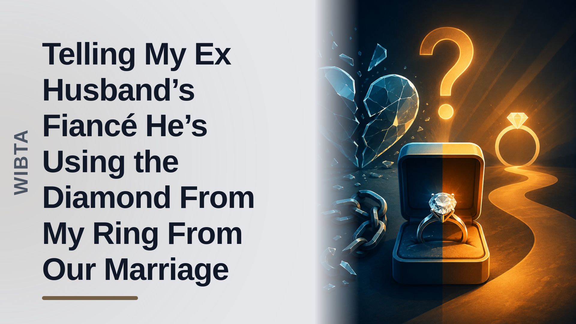 The Concerned Ex-Wife Who Debated Blowing the Whistle on Her Vengeful Ex's Recycled Diamond!