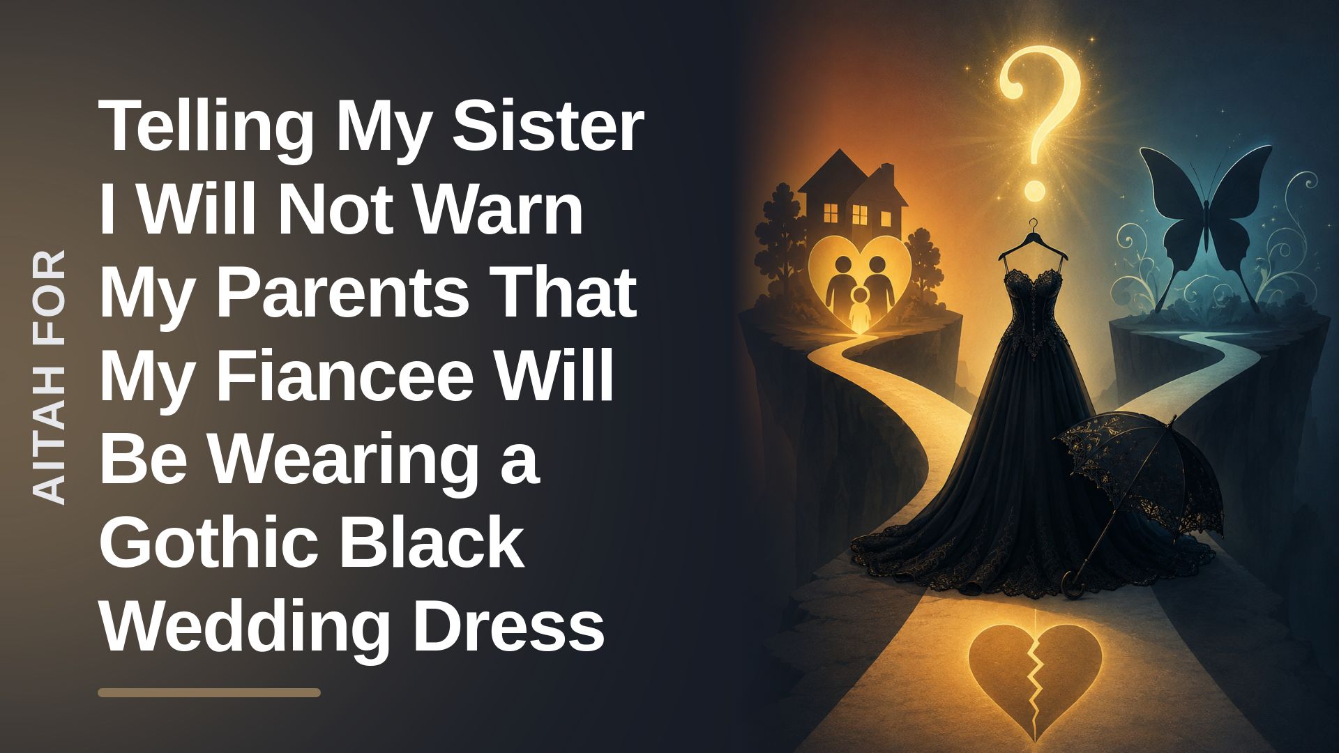 The Reformed Mama's Boy Who Held the Line Against His Meddling Sister for His Bride’s Gothic Wedding!