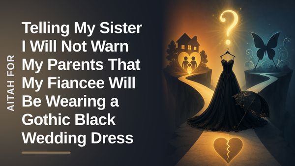 The Reformed Mama's Boy Who Held the Line Against His Meddling Sister for His Bride’s Gothic Wedding!