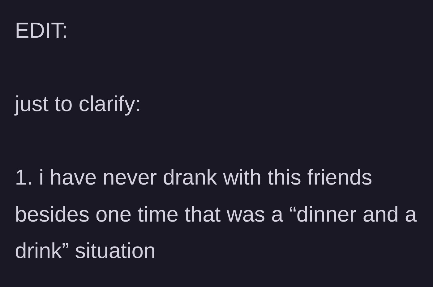 Story part 5 - The friend ends up in the medical tent on an IV, then blames the author and gives her the silent treatment.