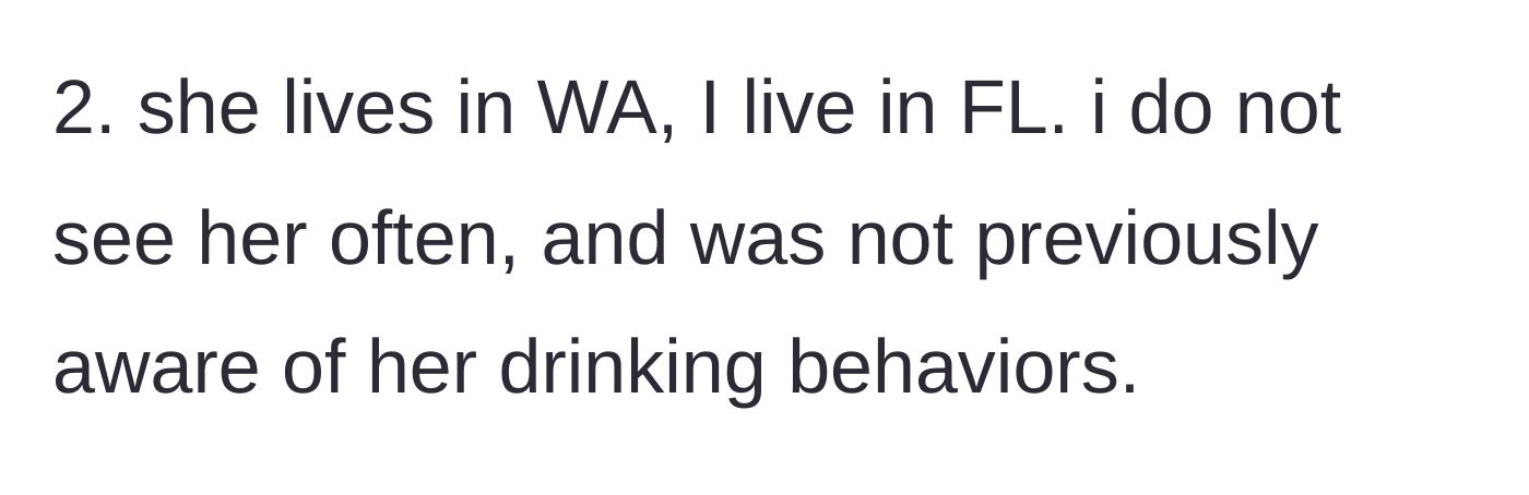 Story part 6 - Clarification that the author has never really drank heavily with this particular friend before.