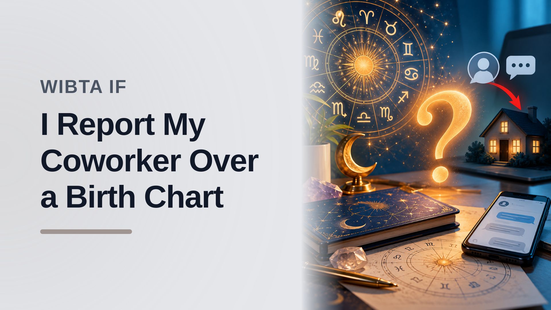 The Reluctant Office Team Player Who Threatened To Report The Obsessive Workplace Astrologer After She Stalked Her Mother Online