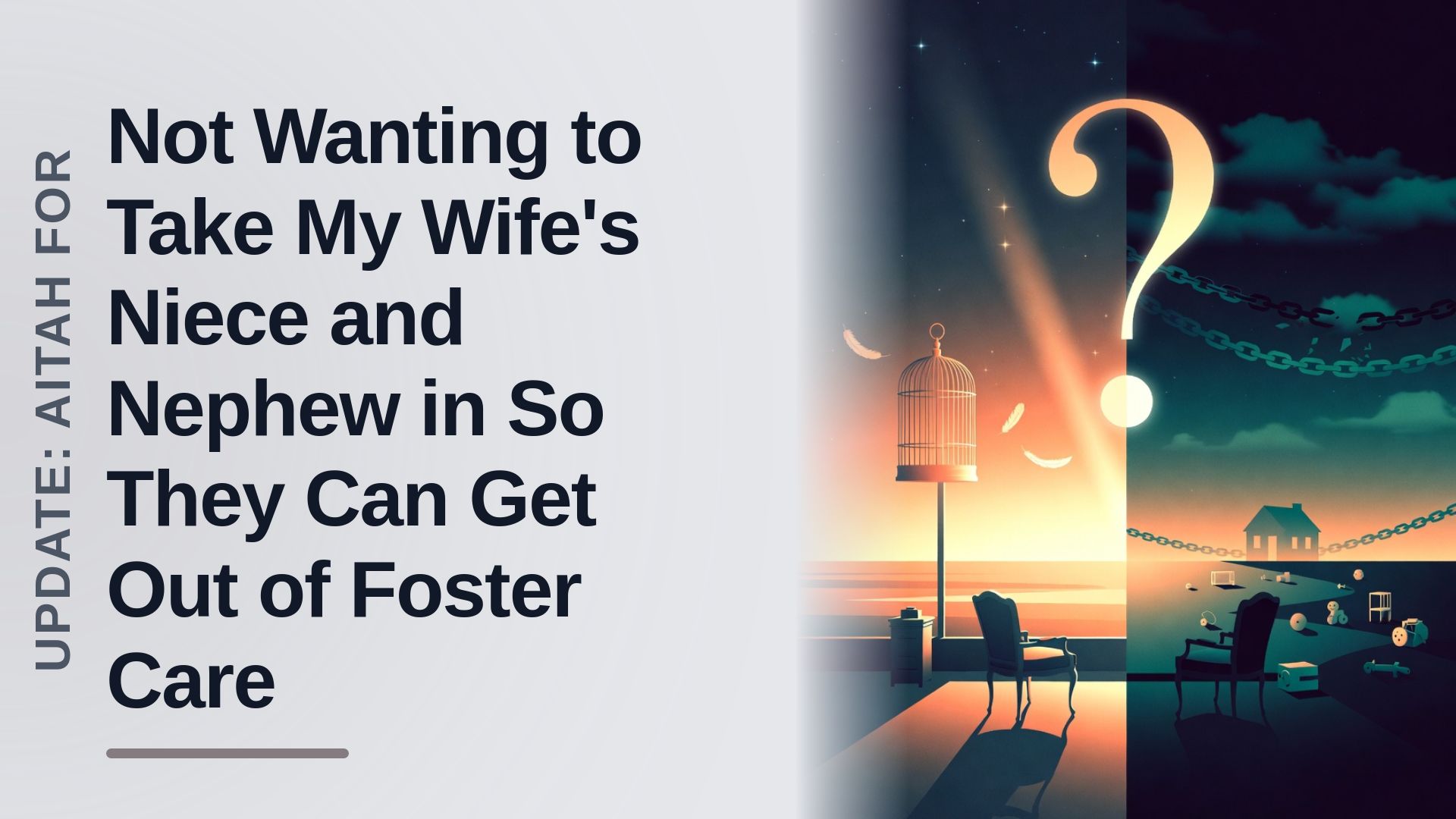 The Reluctant Guardian Who Ended His Marriage to Escape an Irresponsible Parent's Chaos