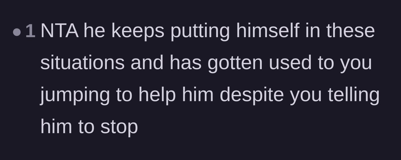 Comment thread 5 - Pointing out that Jake repeatedly ignored boundaries and forced these situations.