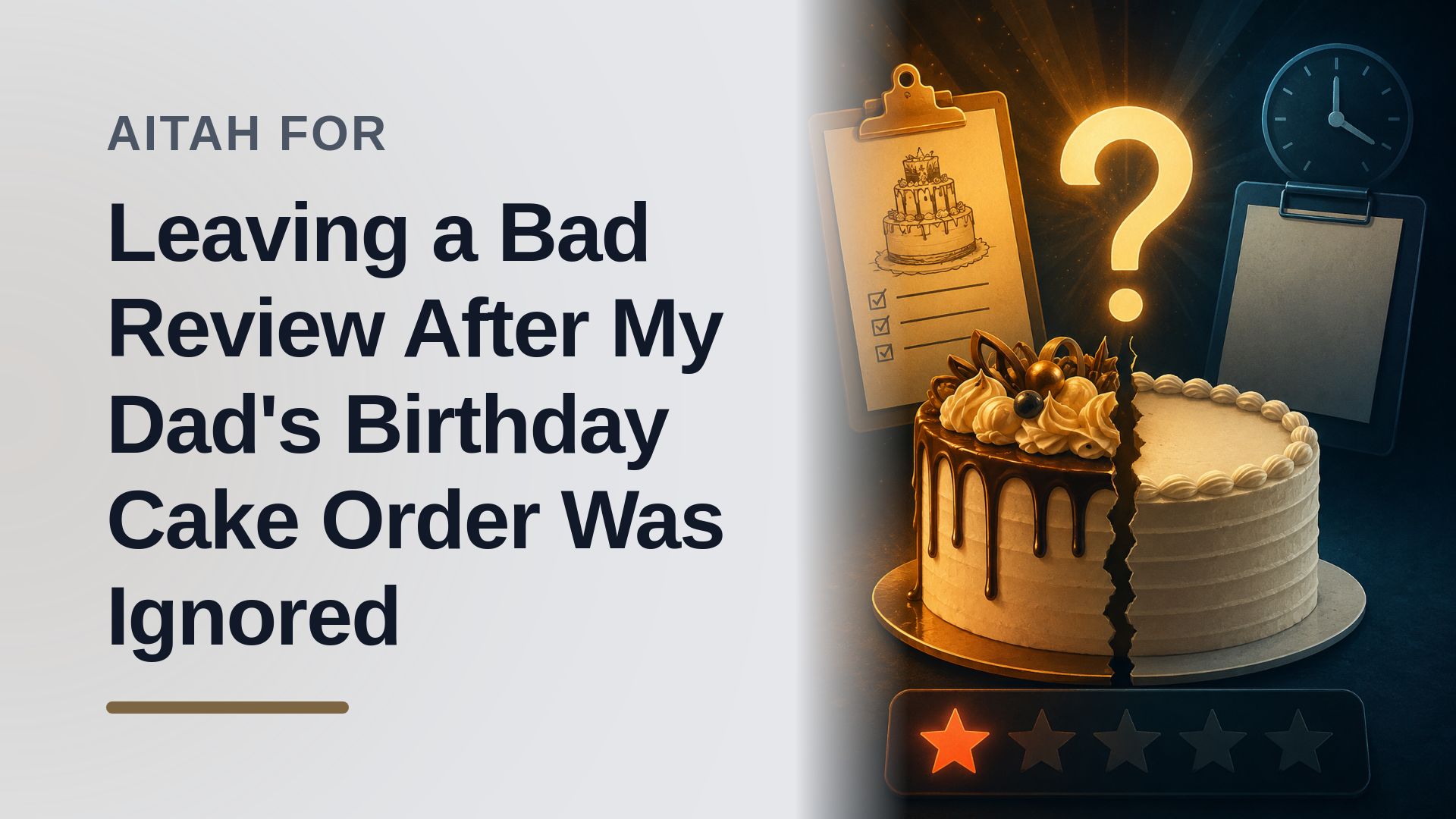 The Responsible Daughter Who Dropped a 1-Star Bomb on the Most Negligent Bakery Staff Ever