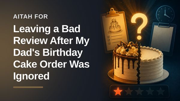 The Responsible Daughter Who Dropped a 1-Star Bomb on the Most Negligent Bakery Staff Ever