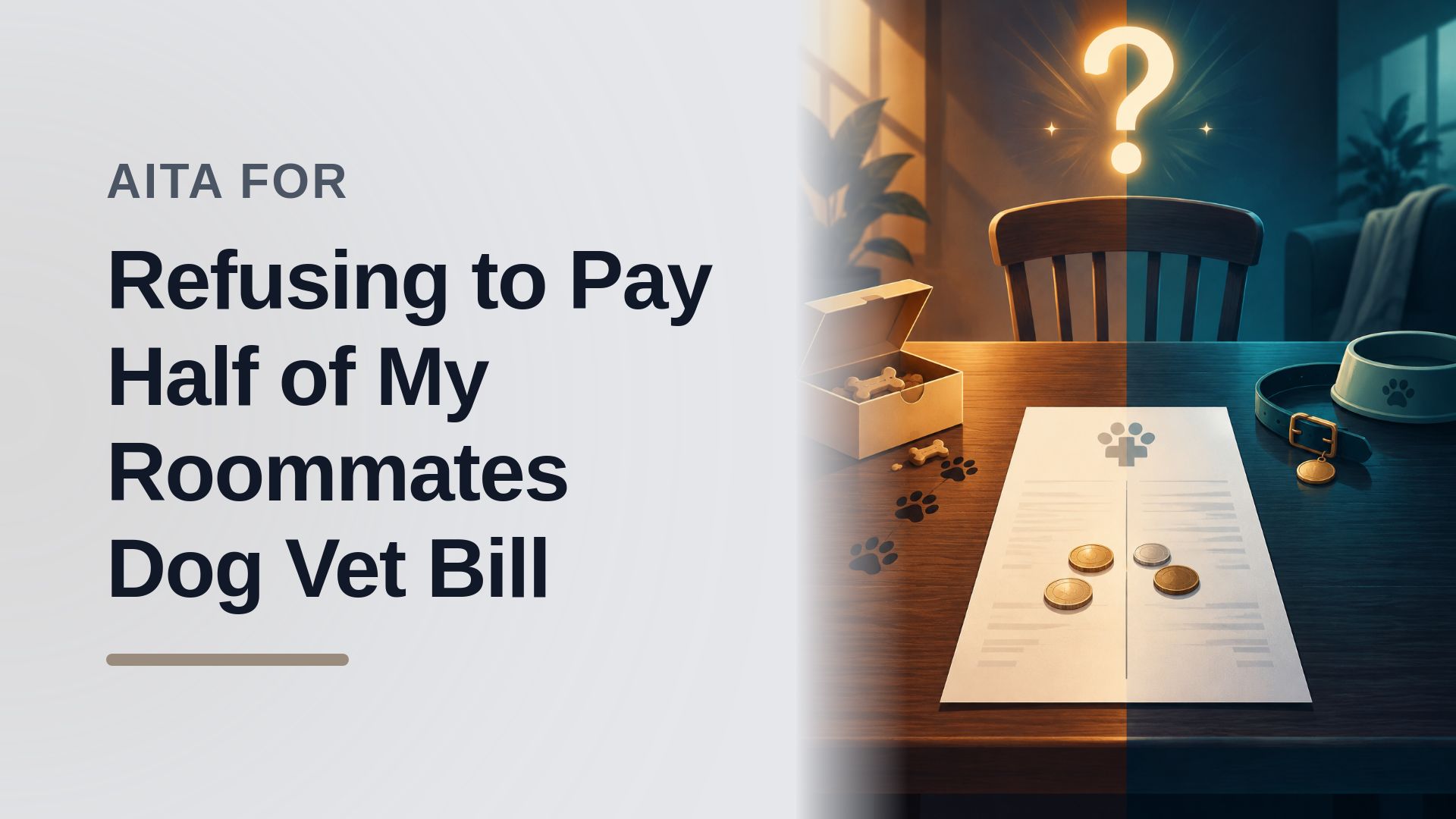 The Responsible Roommate Who Refused To Subsidize An Entitled Pet Owner's Emergency Vet Bill