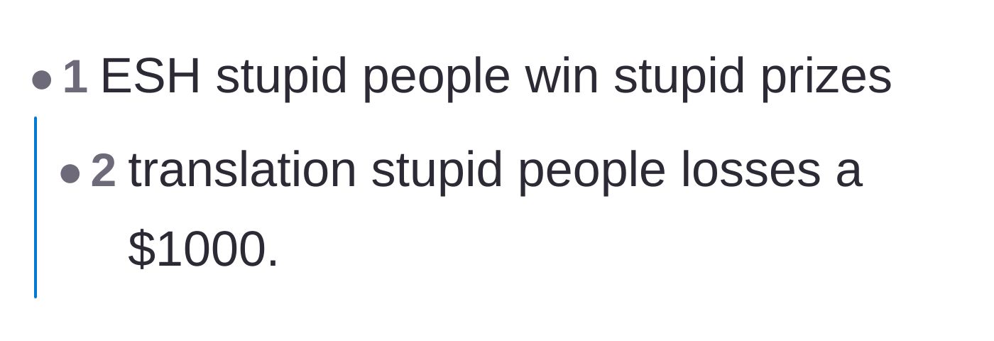 Comment thread 6 - A short remark claiming that everyone involved is at fault for making a dumb bet.