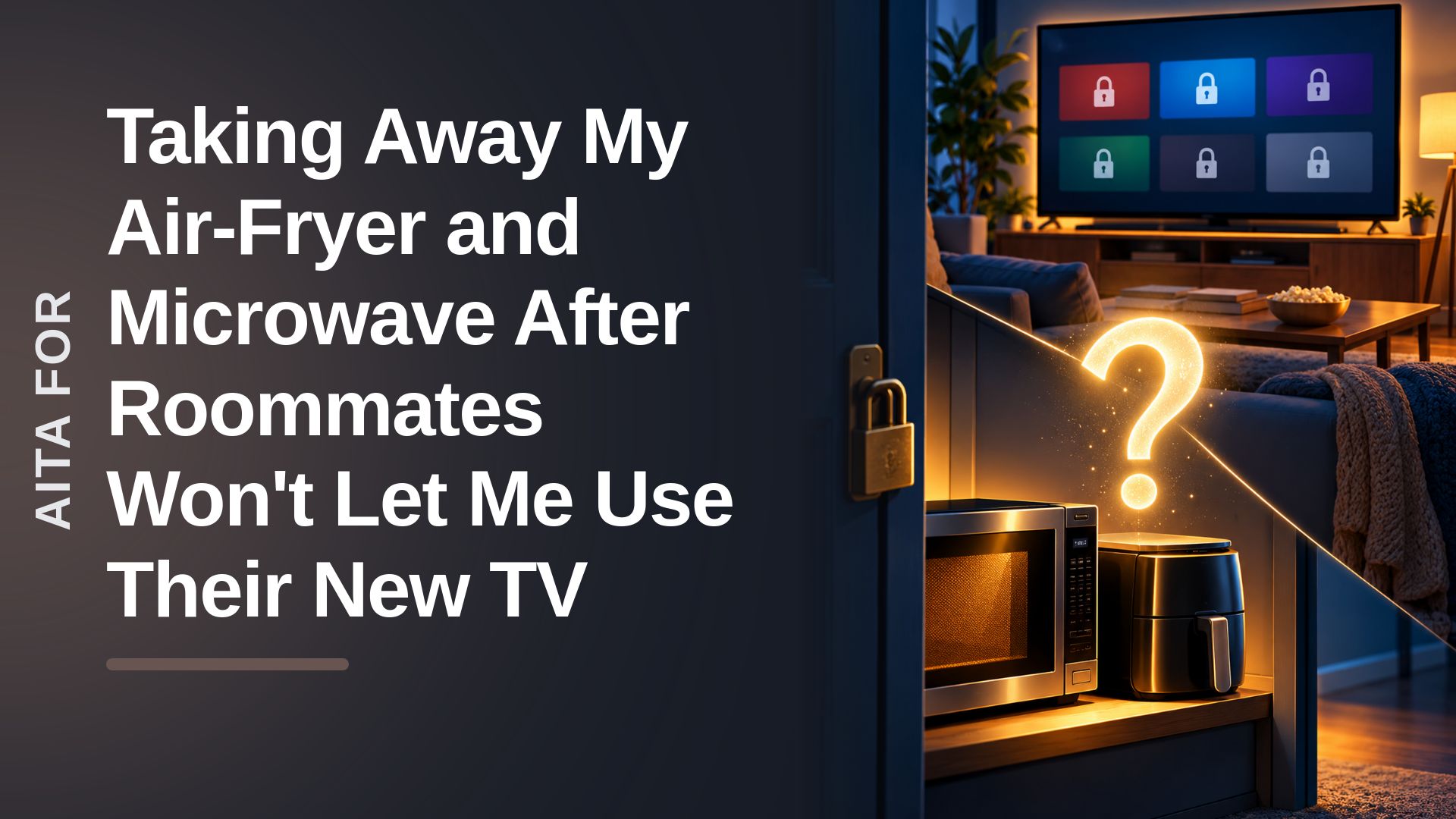 The Responsible Sister Who Took Her Appliances Hostage Against Her Freeloading Roommates