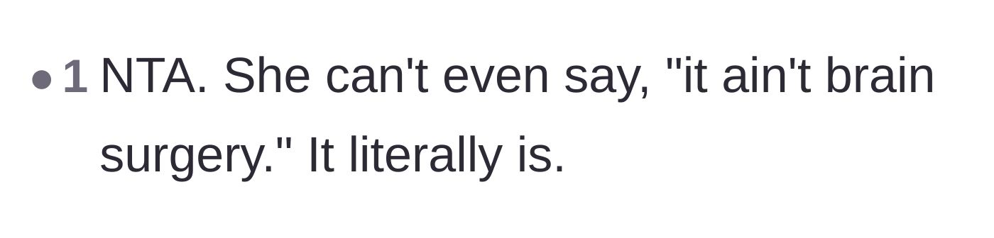 Comment thread 6 - A user pointing out the dark irony that the main character is literally having brain surgery