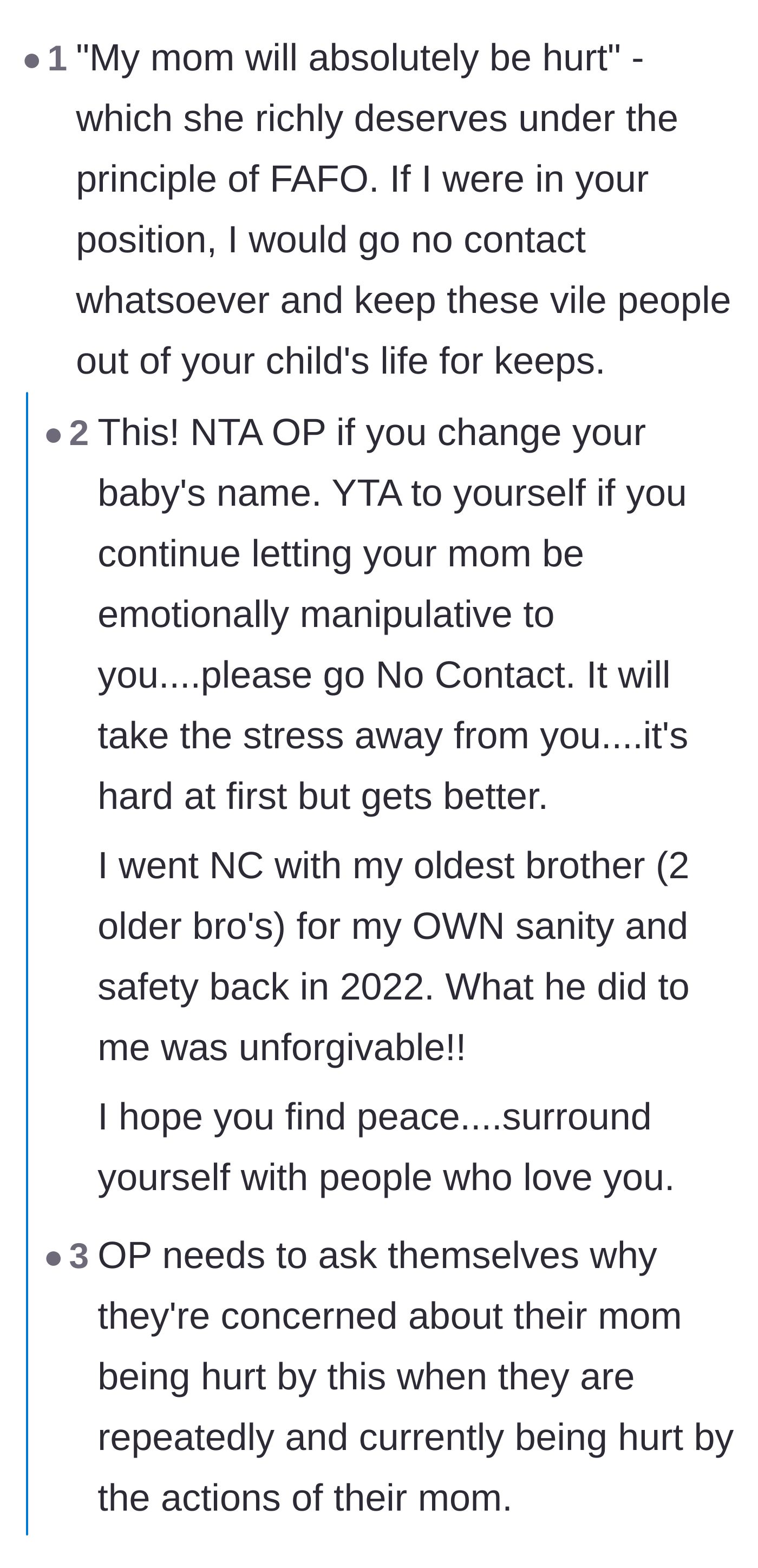 Comment thread 4 - A discussion about the psychology of seeking love from toxic parents and the absolute necessity of severing ties.