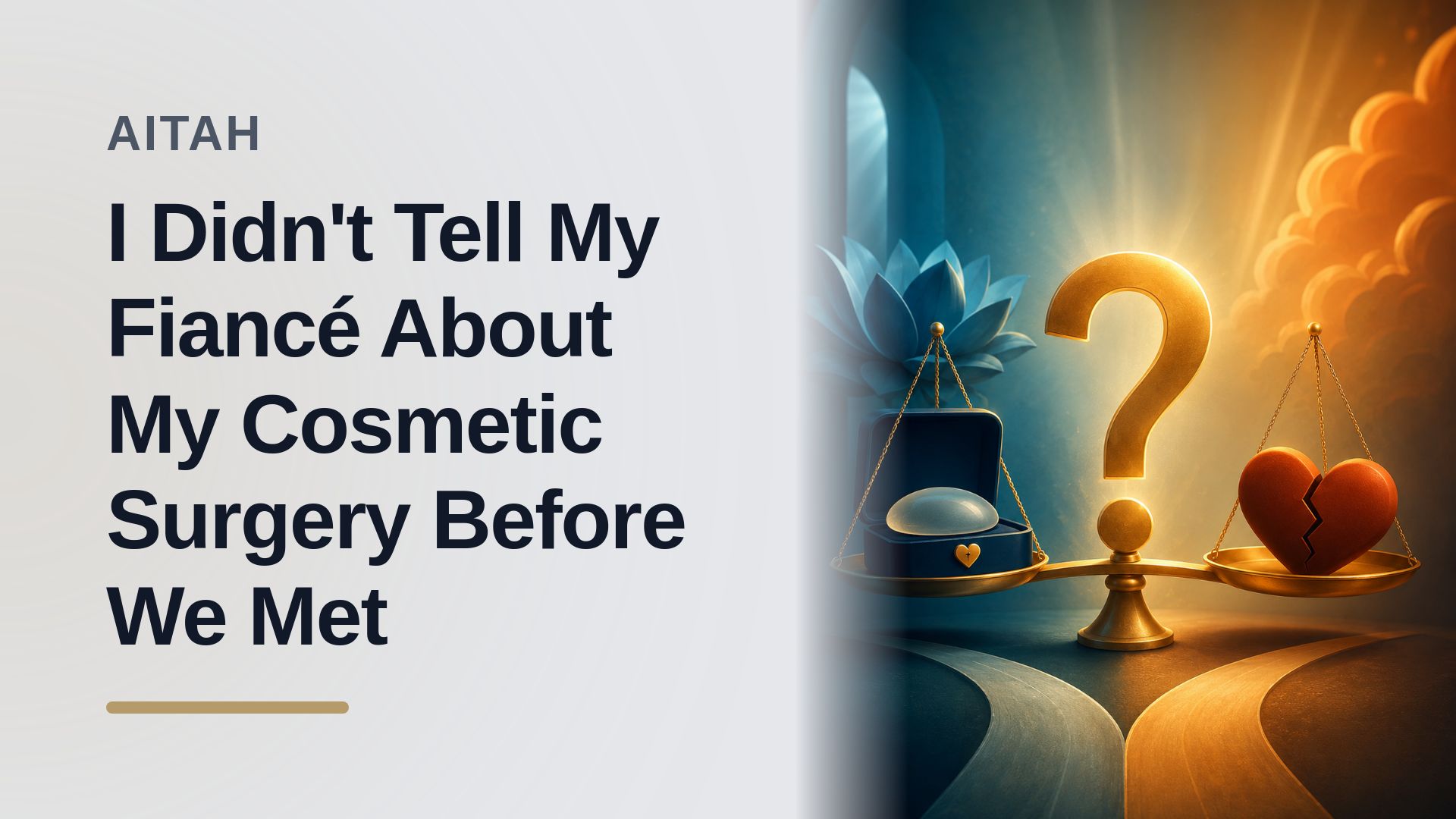 The Secret-Keeping Fiancée Who Protected Her Cosmetic Past Against An Overreacting Partner