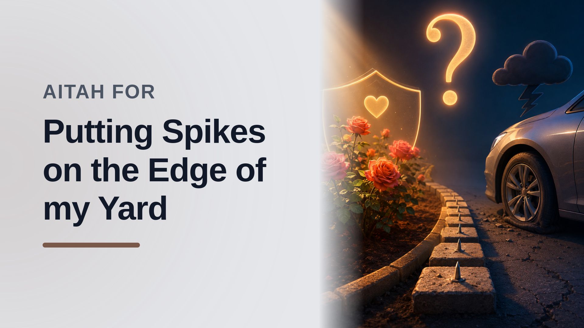 The Sentimental Gardener Who Laid a Concrete Spike Trap for an Entitled Driver