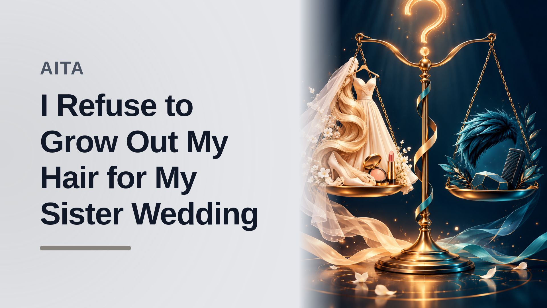 The Low-Maintenance Sibling Who Refused To Grow Out Their Hair For A Controlling Bride And Her Meddling Parents
