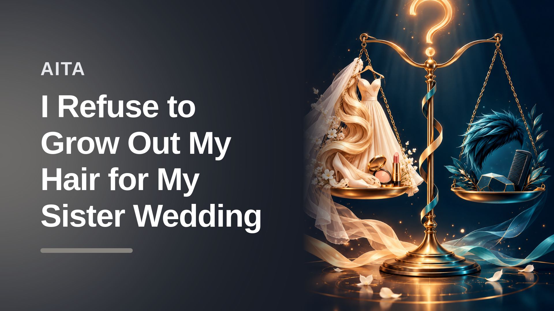 The Low-Maintenance Sibling Who Refused To Grow Out Their Hair For A Controlling Bride And Her Meddling Parents
