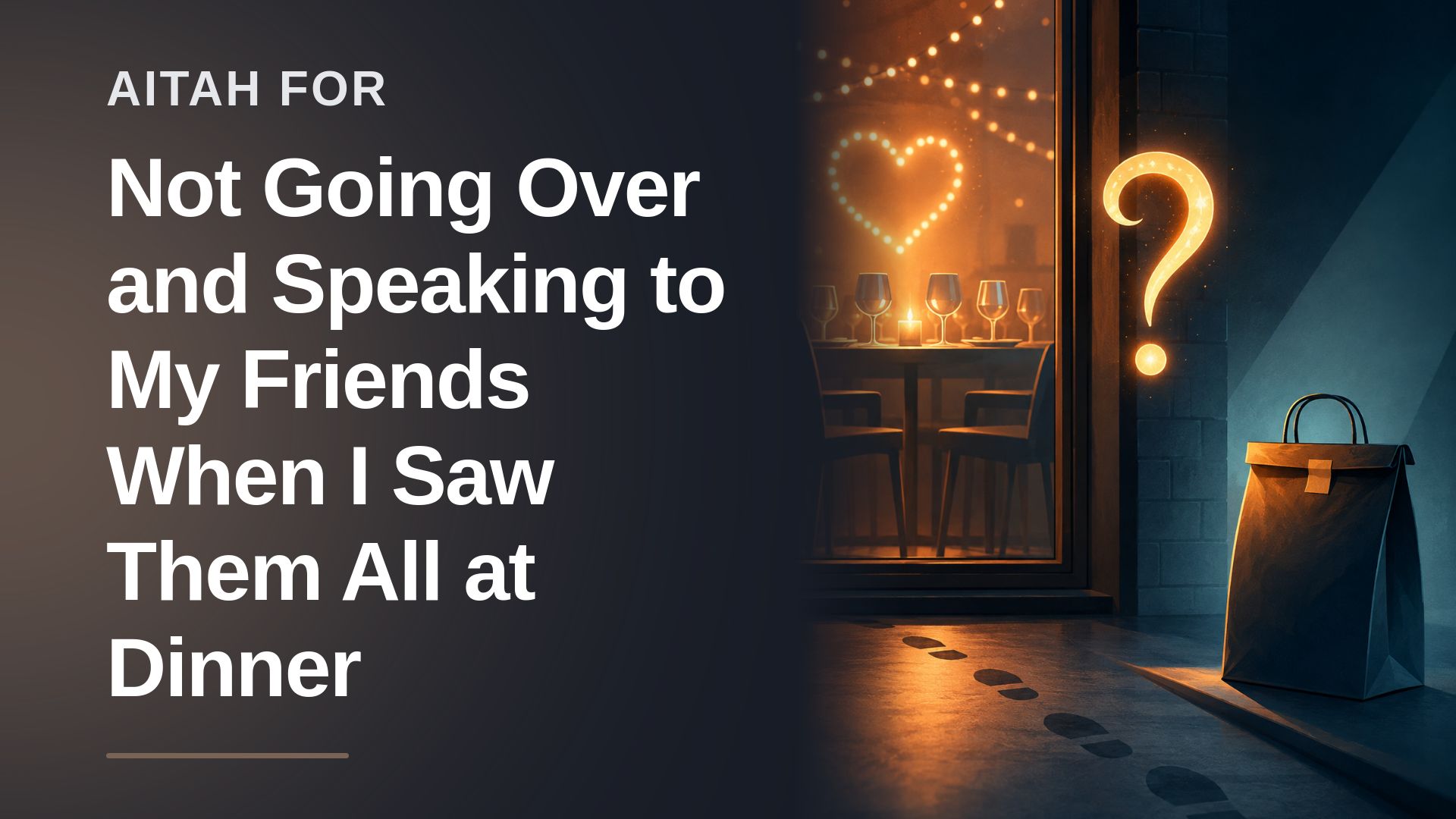 The Left-Out Single Friend Who Finally Walked Away From His Guilt-Tripping Buddies After A Crushing Valentine's Day Discovery