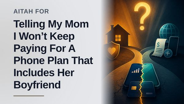 The Son Who Cut the Cord on an Entitled Mother and Her Freeloading Boyfriend