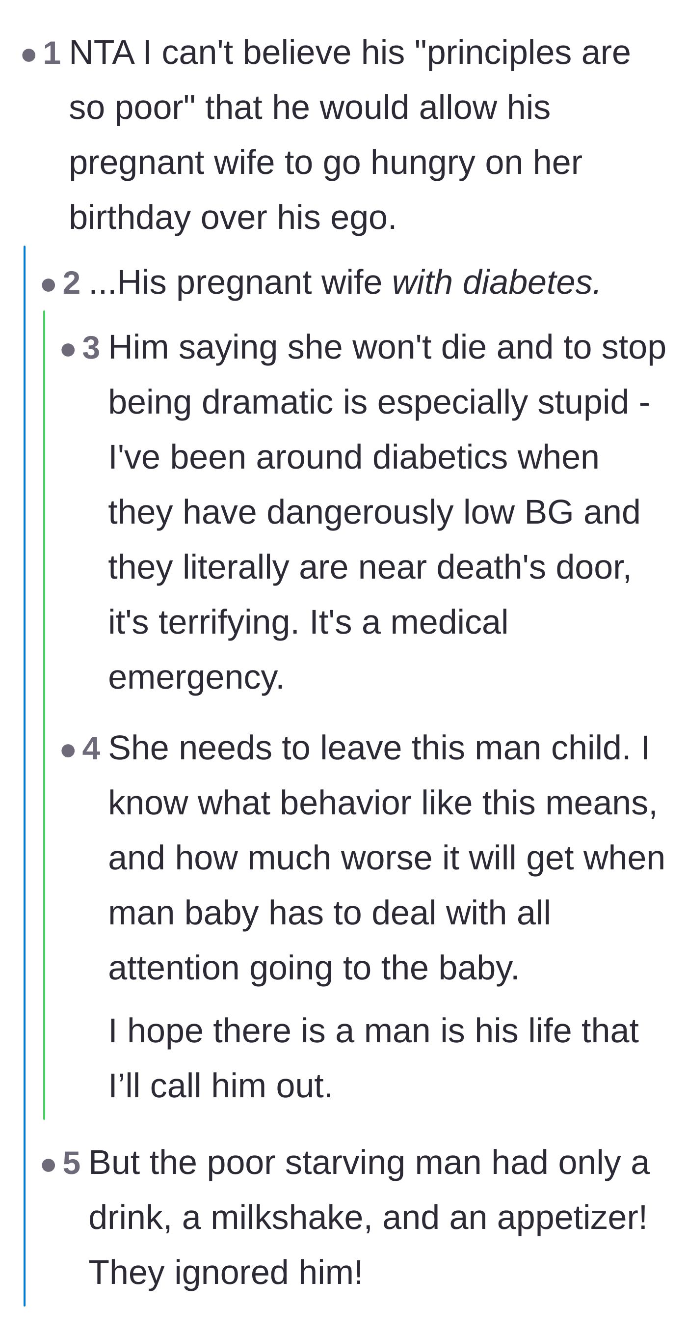 Comment thread 1 - Readers sharing terrifying stories about the life-threatening realities of diabetic blood sugar crashes.